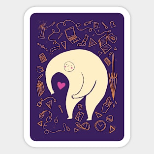 Space for Love Sticker